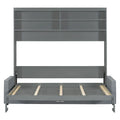 Queen Murphy Bed with Sofa - 2 - in - 1 Design, Storage Solutions & Dual - Piston Mechanism