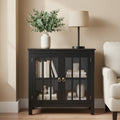 Portland 2 - Door Glass Cabinet by Simple Living